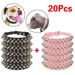 Adjustable Pet Cat Dog Collars 20 Pcs Adjustable Spike Rivet PU Leather Collar for Cats Puppy Dogs