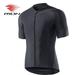 RION Men s Black Reflective Cycling Bike Jersey Short Sleeve with 3 Rear Pockets- Moisture Wicking Breathable Quick Dry Biking Shirt