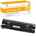 Toner H-Party 1-Pack Compatible Toner Cartridge Replacement for Canon 125 3484B001AA (Black)