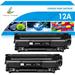 12A Toner Cartridge | Q2612a Black Toner Cartridge Compatible for HP 12A (Q2612D) Q2612A 2612A hp12a LaserJet 1010 1020 1022 3052 3055 M1005MFP M1319MFP Printer Ink | 2-Pack