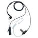 2-Wire Acoustic Tube Surveillance Earpiece Headset for Blackbox Plus Two Way Radio