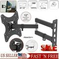 New Arrival Mounting Dream Full Motion TV Wall Mount for Most 26-55 Inch TVs Wall Mount for TV with Swivel Articulating Arms Perfect Center Design TV Mounts Wall up to VESA 400x400mm