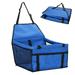 Basstop Pet Car Booster Seat Travel Carrier Cage Oxford Breathable Folding Soft Washable Travel Bags for Dogs Cats or Other Small Pet(Blue)