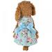 Zupora Pet Spring Summer Cotton Clothes For Dog Girls Small Medium Dog Cute Princess Skirt