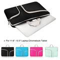 11.6-12.3 inch Neoprene Laptop Sleeve Case Bag Handle Compatible with Acer Chromebook r11/HP Stream/Samsung/Dell/ASUS C202 L210/Microsoft Surface Pro 7/3/4/5/6 Black