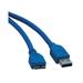 USB 3.0 SuperSpeed Device Cable A to Micro-B M/M 3 ft. Blue