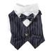 Pet Clothes Dog Tuxedo Costume Cat Tuxedo Outfit Gentleman Jacket for Cats Small Dogs Weddings Partys Cosplay