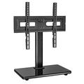 PERLESMITH Universal Swivel TV Stand for 32-60 TV-Height Adjustable Max 400x400 Holds up to 88 lbs
