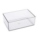 XWQ Hamster Bathroom Rectangle Transparent Sand Bath Box Hamster Bathtub Cleaning Toilet Cage Accessories
