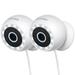 LaView 2K Color Night Vision Security Cameras Home Surveillance Cameras 2pcs 4MP Indoor Outdoor Wi-Fi Video Security Cameras