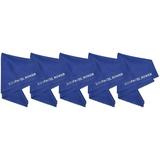 5 Dark Blue Microfiber Cleaning Cloths for Tablets LCD TVs Cell Phones Laptops Cameras by Loopacell