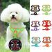 Kaola 1 Set Dog Collar Adjustable Reflective Faux Suede Comfortable Pet Dog Harness Vest Walking Leash Pet Supplies