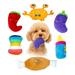 Stuffed Dog Toy 6 Pack Dog Squeaky Plush Toys Cute Small Dog Puppy Toys Squeaky Puppy Dog Chew Toys for Puppies Small Dogs Pet