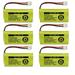 Kastar 6-Pack BT184342 / BT284342 Battery Replacement for Motorola B8 B801 B802 B803 B804 K3 K301 K302 K303 K304 K305 L301 L302 L303 L304 L4 L401 L402 L402C L403 L403C L404 L404C L603M P8 S801 S802