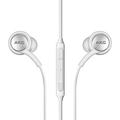 Premium White Wired Earbud Stereo In-Ear Headphones with in-line Remote & Microphone Compatible with Alcatel OneTouch GO PLAY