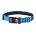 Popvcly Pet Dog Reflective Nylon Collar Night Safety Luminous Light Up Adjustable Dog Leash Pet Collar for Cats And Small Dogs Pet Supplies Blue L