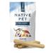 Native Pet Yak Chews for Dogs (3 Medium) - Pasture-Raised and Organic Yak Cheese Himalayan Dog Chews for Oral Health - Long-Lasting Low Odor Protein Rich Edible Reward Treat