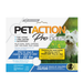PETACTION PRO Flea & Tick Topical Treatment for Dogs 5-22 lbs 3 Count