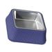 Dcastle Clearance! Stainless Steel Pet Dog Bowl Antiskid Food Bowl And Water Dog Bowl Suitable for Small And Medium-Sized Dogs And Large Dogs Square blue