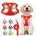 HANI Dog Harness- No Pull Step-in Small Dog Harness with Quick Release Buckle - Dog Harness for Small Dogs or Medium Dog Harness for Indoor and Outdoor Useï¼ŒReflective Easy Control Red XL