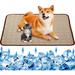Summer Cooling Mat for Dogs Cats Pet Cooling Mat Dogs Cats Chill Bed Indoor Summer Heat Relief Indoor Cool Cushion Gel Sleeping Pad Seat Pet Crate Pad Portable & Washable Pet Cooling Blanket
