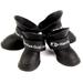 SANAG 4PCS/Set Dog Puppy Shoes PU Waterproof Pet Rain Boots Anti-Slip Skidproof Elastic Protective Pet Shoes