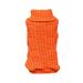 Clearance!Winter Dog Clothes Pet Warm Sweater Jumper Knitwear Pet Clothes Puppy Cat Turtleneck Coats Dog Sweaters Clothes Pet Accessories Orange S