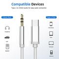 USB C to 3.5mm Audio Aux Jack Cable Type C Adapter to 3.5mm Headphone Stereo Cord Car Compatible with iPad Pro 2018 Google Pixel 2 3 XL Moto Z and Galaxy Note10+ Huawei HTC (3.28Ft)