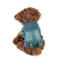 Dog Puppy Blue Cowboy Jean Denim Vest Coat Jacket Clothes Outfits Pet Supplies