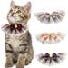 Walbest Pet Bandana CostumeCat Dog Cute lace Princess Saliva Towel Dog bib Scarf bib bib Small Dog cat Dress up Accessories