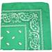 5 Pack Mechaly Dog Bandana Neck Scarf Paisley Polyester Bandanas - Any Pets (Green)