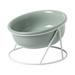 GadgetVLot Ceramic Cat Food Bowl Kitty Bowl Tilted Raised Cat Water Bowl Pet Supplies Slanted Elevated Cat Bowl