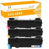 Toner H-Party 3-Pack Compatible Toner Cartridge for Dell 310-9060 310-9064 310-9062 Used for Dell Color Laser Printer 1320 1320C 1320CN Printer Ink Cyan Magenta Yellow