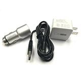 OMNIHIL 2-Port USB Car and Wall Charger for GPX 8GB MP4/Video Digital Player with Pedometer - Black - ML763B