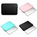 Portable Zipper Laptop Sleeve Case For Macbook Laptop AIR PRO Retina Notebook Bag Pink 14Inch