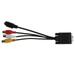 VGA to S Video 3 RCA Converter AV TV Out Cable Laptop PC HDTV RCA Connector Video Cord