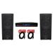 (2) JBL Pro JRX225 2000 Watt Dual 15 DJ PA Speakers+Power Amplifier+Cables