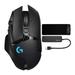 Logitech G502 Lightspeed Wireless Gaming Mouse Bundle with Mouse Pad and USB Hub