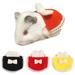 XINHUADSH Pet Costume Bow-knot Decor Ruffled Hem Flannel Skin-friendly Cloth Dress for Hamster