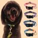 SPRING PARK Adjustable Soft Dog Collar Comfortable Polyester Pet Doggy Collar with Bohemia Style Pattern Quick Release Safety Buckle Fit for Small Medium Large Dogs