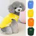 Visland Pet Vest High Elasticity Tear-Resistant Protect Skin Dog Clothes Cute Vest Shirt Costume Outfits for Home Wear