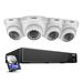 ANNKE 8CH 2MP 1080P Outdoor Indoor Home Security Camera System 6-in-1 5MP DVR with 4PCS IP66 Weatherproof Camera System Surveillance Kits Included 1TB Drive Disk