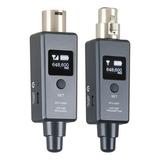 GoolRC 1 Pair Microphone Wireless System Micphone Wireless System UHF DSP & Receiver Mic/Line Two Modes for Dynamic/Condenser Microphone