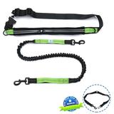 Reflective Adjustable Waist Belt Durable Handsfree Bungee Dog Leash Running Pet Leash Waist Belt