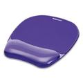 Gel Crystals Mouse Pad with Wrist Rest 7.87 x 9.18 Purple | Bundle of 2 Each