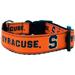 Brand New Syracuse Pet Dog Collar(Medium) Official Orange Team Color/Logo