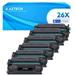 CF226X Toner Cartidge High Yield 6-Pack Compatible for HP 26X CF226X 26A CF226A HP LaserJet Pro M402dn M402n M402dw MFP M426fdw M426fdn M426dw CF226XC Printer Ink (Black)