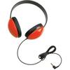 Califone Childrens Stereo Headphone Lightweight RED - Stereo - Red - Mini-phone (3.5mm) - Wired - 25 Ohm - 20 Hz 20 kHz - Over-the-head - Binaural - Circumaural - 5.50 ft Cable | Bundle of 10 Each