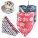 Walbest Dog Bandana Easter Dog Bandana Soft Doggy Kerchief Accessories or Small Medium Large Dogs and Cats Bandanas Pet Costume with Cute Cartoon Patterns