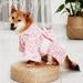 Shulemin Cat Kimono Japanese Style Bow-knot Decor Fabric Two-legged Pet Costume Dress for Party Green